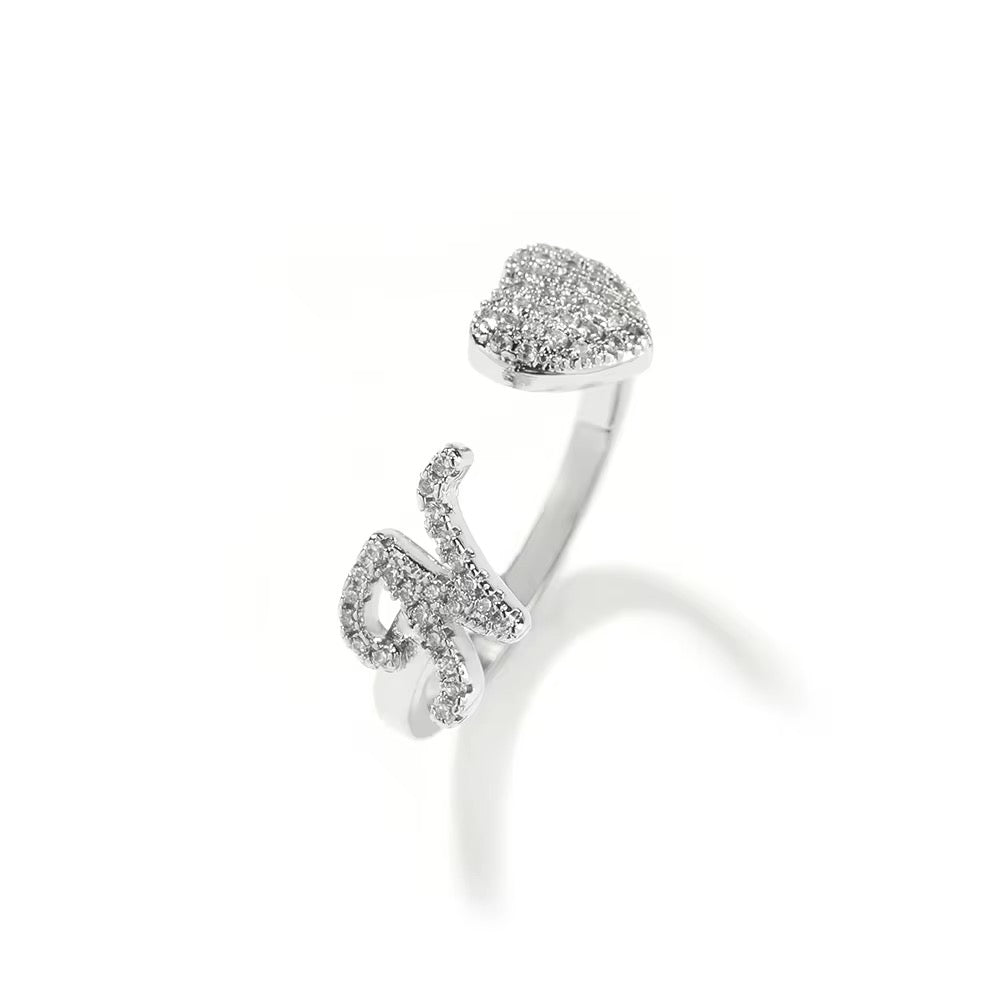 Icy Initial β‘ Ring