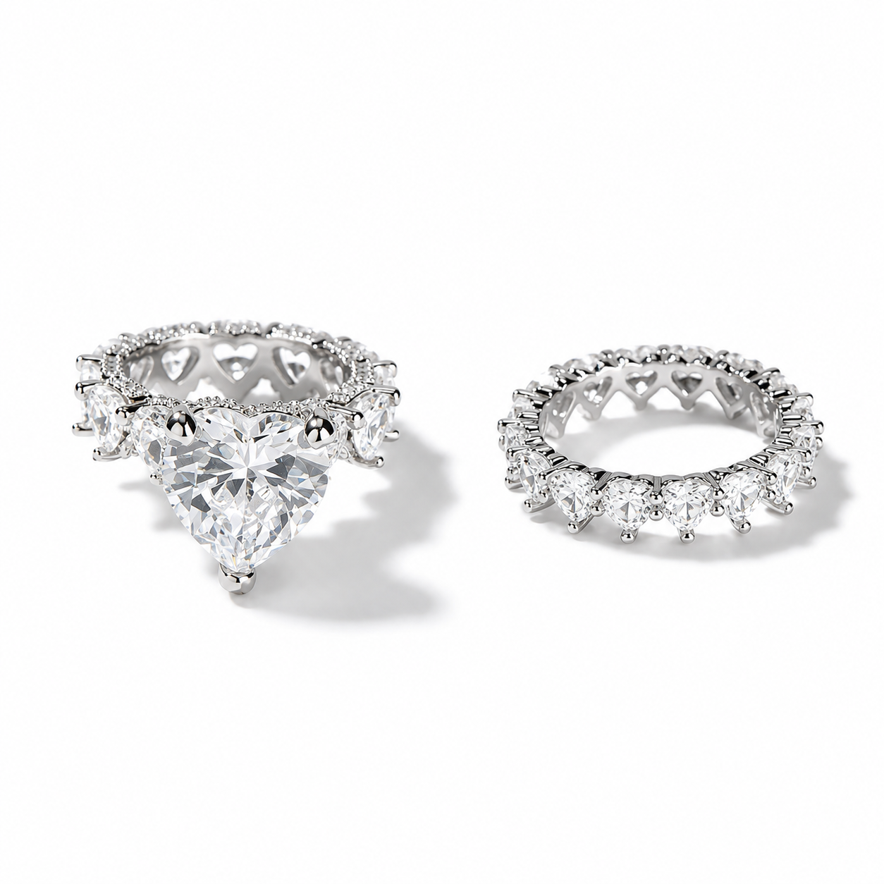 Crystal Clear ♡ Ring Set