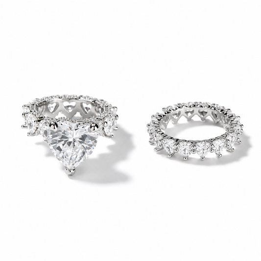 Crystal Clear ♡ Ring Set