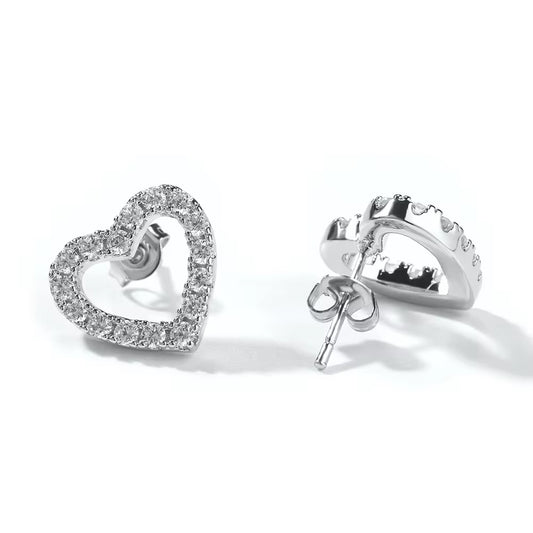 Royal Diamond ♡ Heart Studs